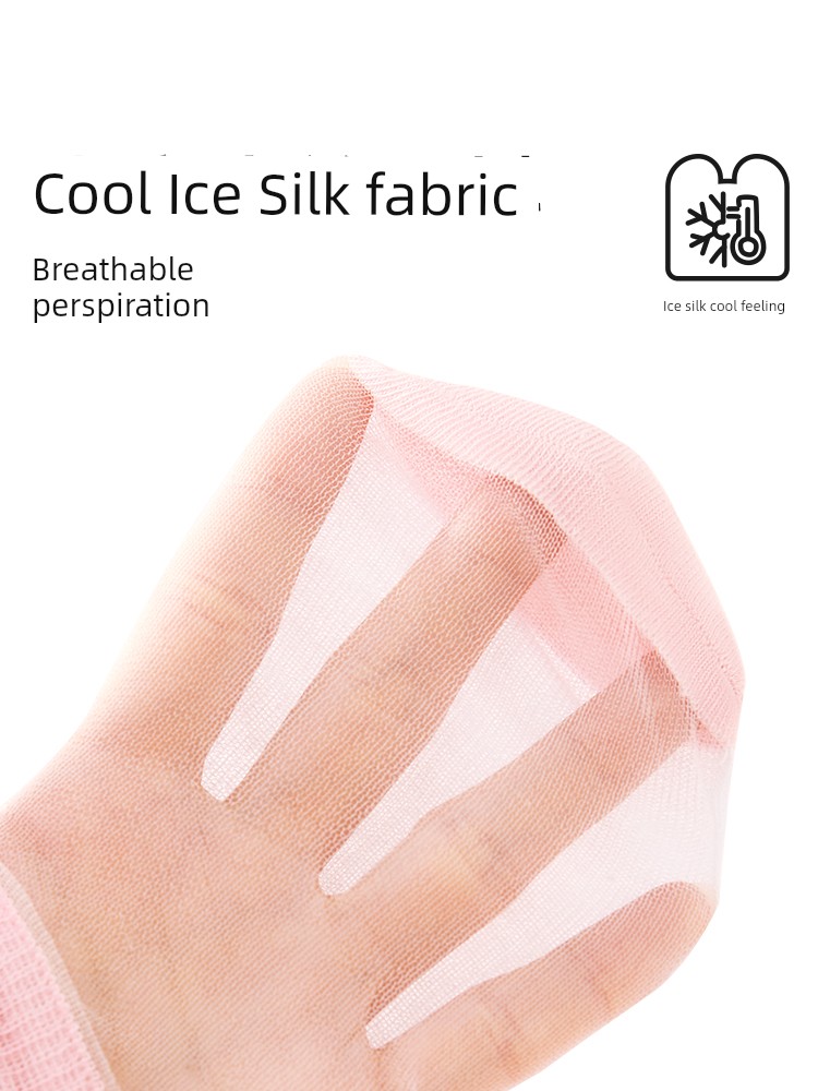 Summer Crystal Ultra-Thin Mesh Breathable Baby Ice Silk Socks — 3