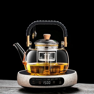 Glass Teapot with Integrated Steaming and Boiling Function, 2026 New Model Electric Ceramic Stove, Thickened Water Boili