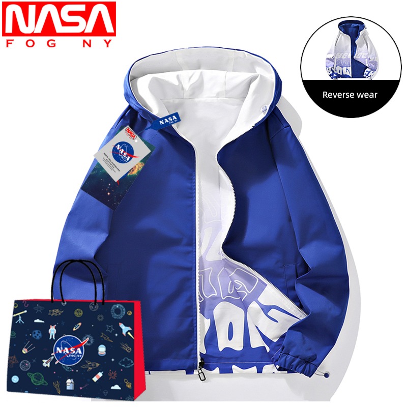 NASA   FOG   NY autumn Wear on both sides Versatile Jacket