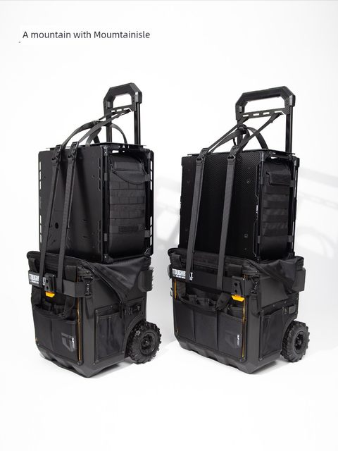 TOUGHBUILT Trolley Case Tactical Table Expanded Storage Trolley Camp Cart Adapted to HELINOX