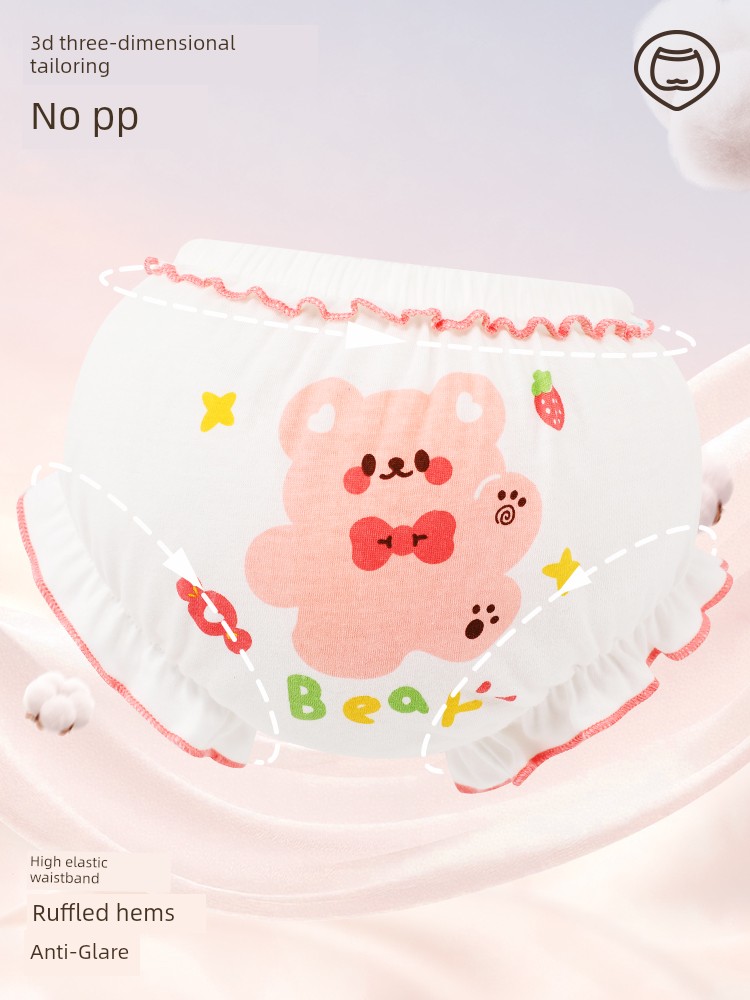 Girls' Baby Triangle Cotton Underwear — 2