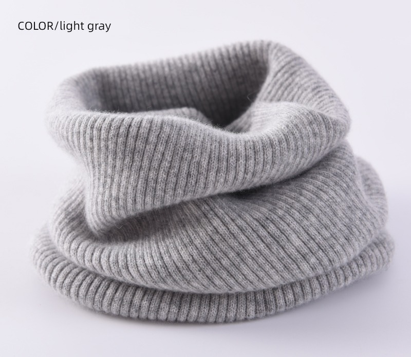 Pure cashmere winter thickening Versatile Cervical spine protection scarf