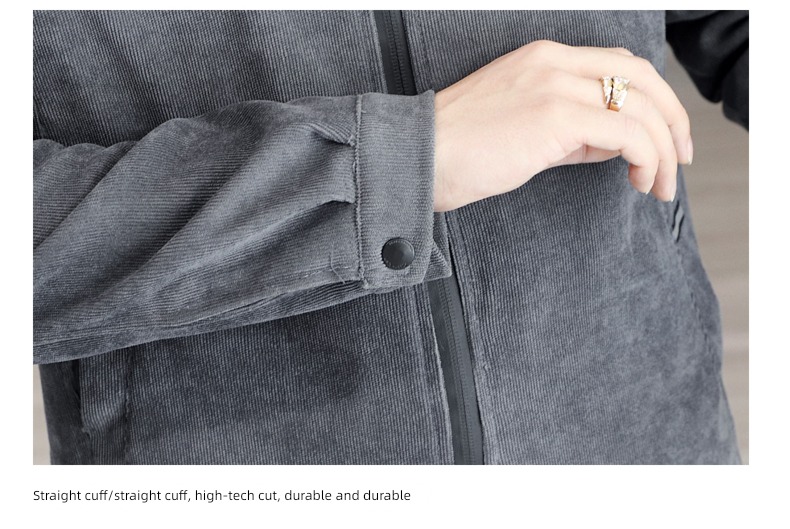 Lamb hair Spring and Autumn Lapel Coat Put on your clothes loose coat