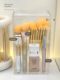 Makeup brush storage cylinder dustproof dressing table top cosmetics lipstick box eyebrow pencil eye shadow brush storage rack pencil