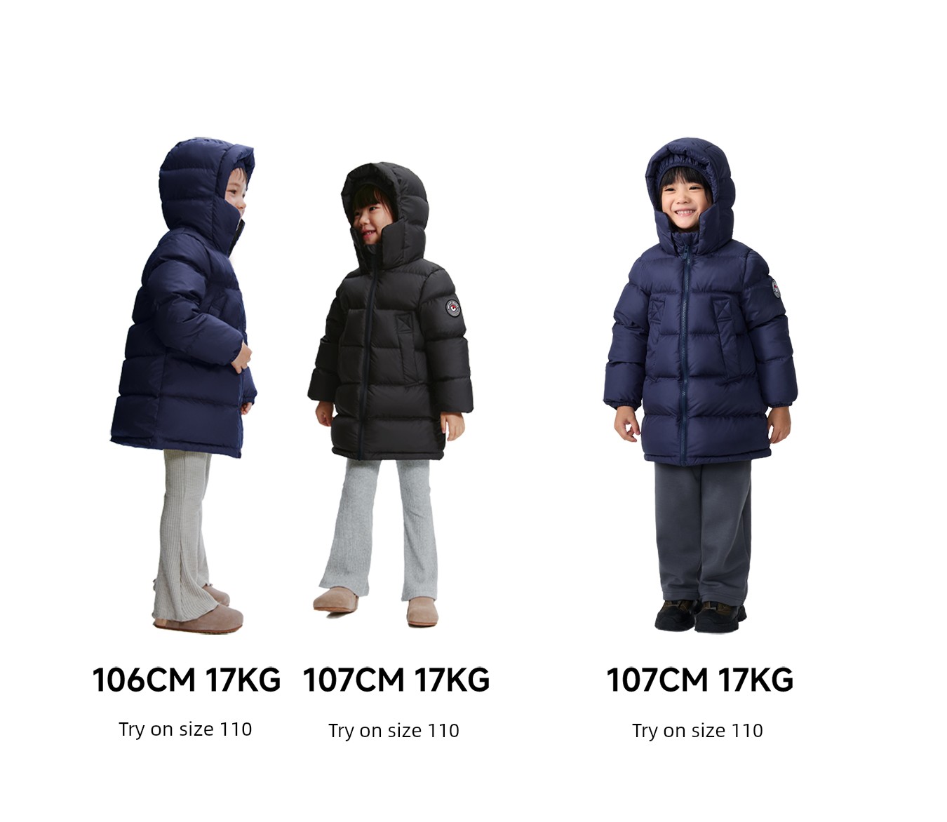 Nanny Goose Mid Length Long Length Face Care Thickened Children's down Jacket — 28