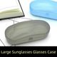 Sunglasses glasses box for women portable ultra-light plastic transparent men's simple large anti-pressure sunglasses storage box