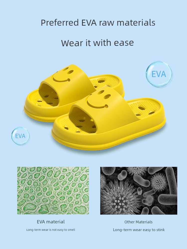 Bathroom Bath Leaking Cut Out Child Kid Slippers — 3