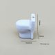 1 12 or 1 6 doll house accessories doll house scene model decoration Simulation mini flip toilet model