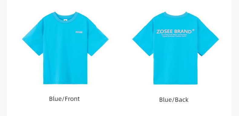 Zuoxi Children's Clothing Boys' T-Shirt Short-Sleeve Kids' Summer Top 2026 New Model Boys' Big Kids Summer Cool Half-Sleeve Shirt — 24
