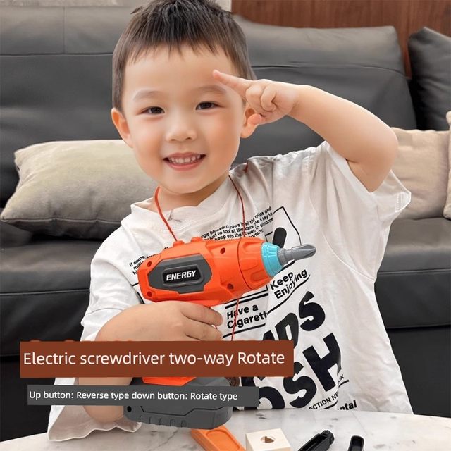 Children's puzzle repair toolbox 3 to 6 disassembly screwdriver electric assembled and repair boy assembly toys