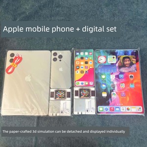 Paper Model Huawei, Paper Model Apple, Mobile Phone + Digital Device Set, Tablet Set