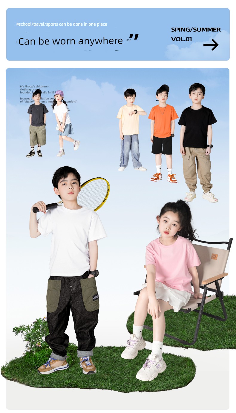 Jeanswest Group J.Kids Girls' Summer Set 2026 New Summer Outfit Children's Short-Sleeve Thin Pants B — 6