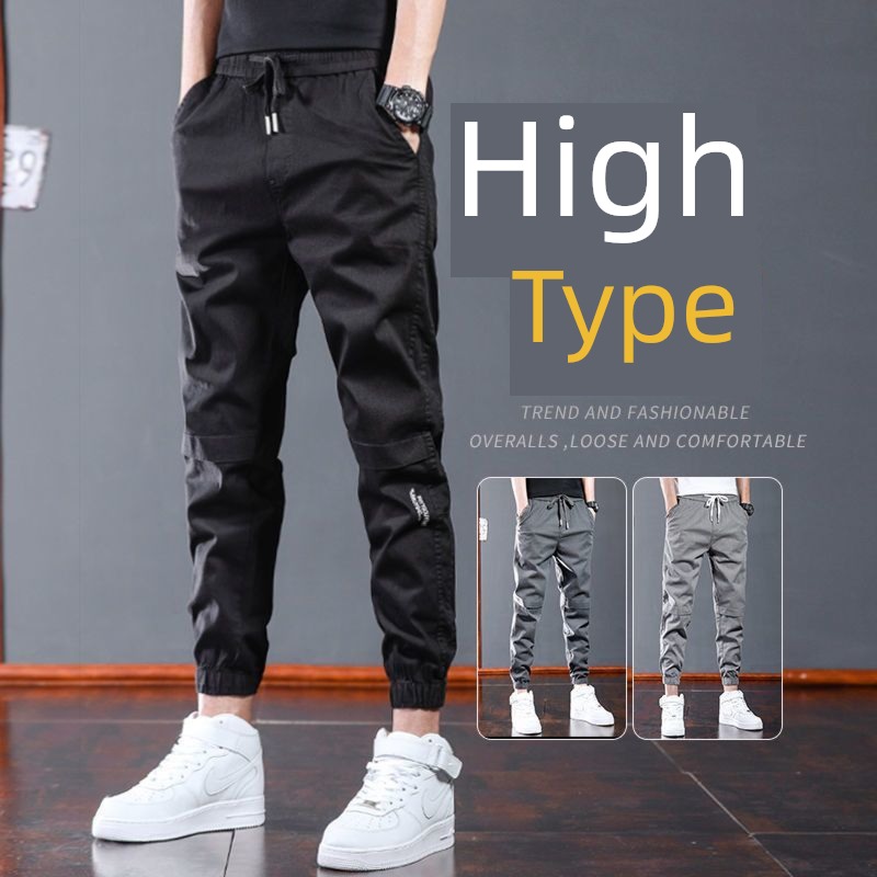 spring and autumn new pattern Chaopai work clothes schoolboy grey trousers