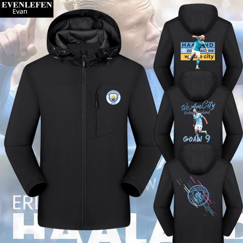 Ha Rand  Manchester City Norway national team Hooded football game fan