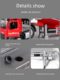 Water-sprayed super large oil tanker model boy heavy duty cement tanker alloy toy car simulation transport vehicle