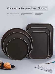 Non Slip Plastic round Bar KTV Commercial Tray