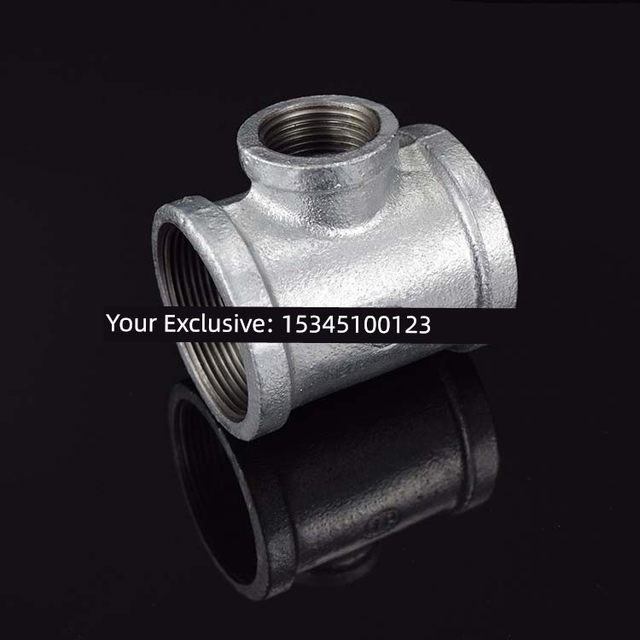 Masteel galvanized variable diameter tee reducer wire port inner wire joint fitting connection 4 6 minutes 1 inch DN15 20 25