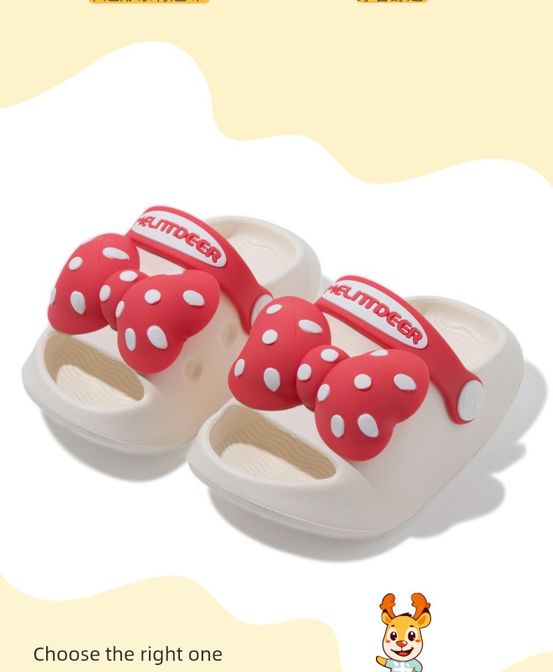 Japanese Imported Summer New Children's Slippers, Cute Cartoon Soft-Soled Indoor and Outdoor Strap-On Children's Clogs — 5