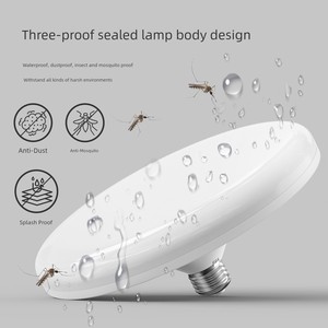 Three-Proof Led Light Bulb for Home Use, Ultra-Bright, Energy-Saving, Waterproof, Eye-Protecting, Warm Yellow Light, E27