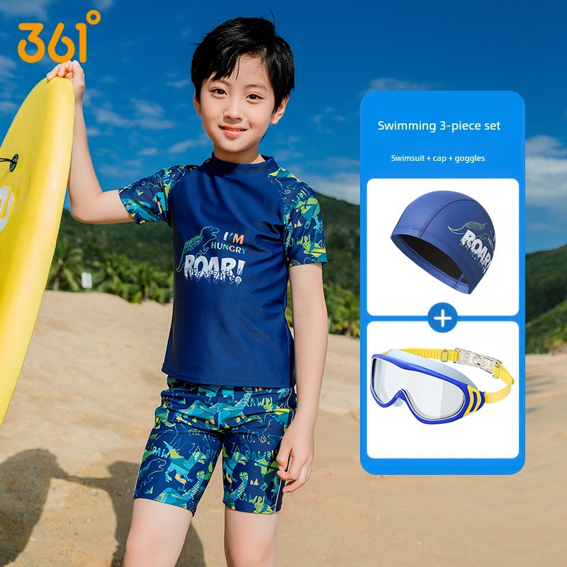 361 Kidsren's Swimsuit Boys' Split Swimsuit 2026 New Summer Swimsuit for Middle and Large Kidsren — 5