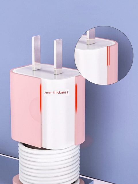 Apple charger protective case anti-scratch silicone sleeve data cable winder anti-broken protection wire storage management wire