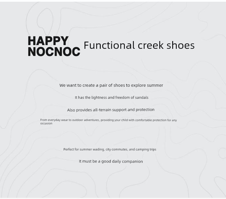 【Noc Adult Series】Water Shoes for Men and Women, Outdoor Sports Closed-Toe Water Shoes, Sandals, Non-Slip, Quick-Dry, Summer — 7