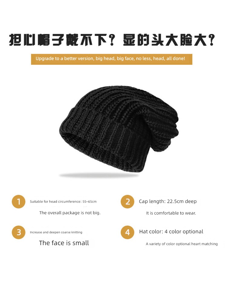 Big size female Winter money ins easy autumn Wool Hat