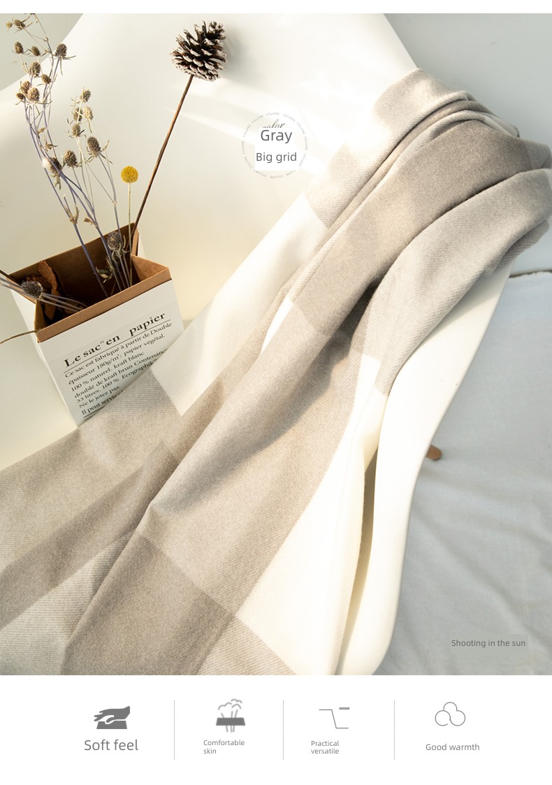 female winter lovely thickening Shawl Gift box scarf