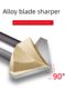 90-degree v-type groove cutter new tool woodworking machine trimming machine aluminum plastic plate grooved v-shaped oblique edge round bottom milling cutter head