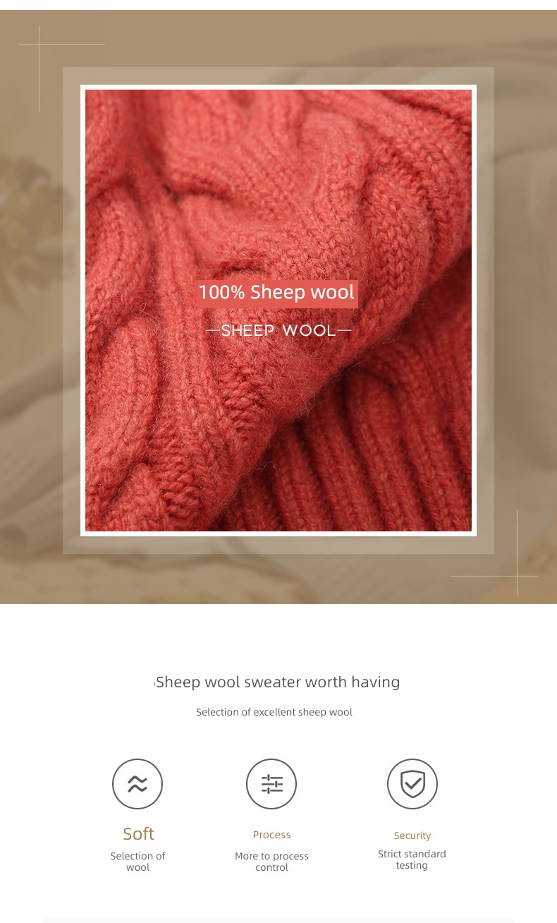 Spring bamboo Autumn and winter leisure time men and women Solid color wool Hat