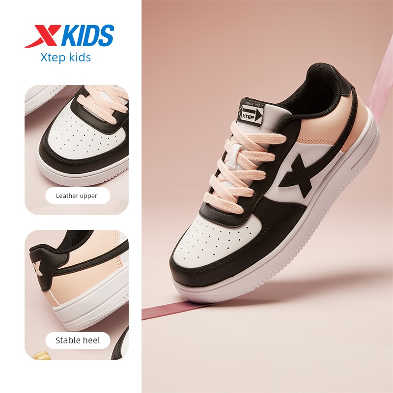 Xtep Children's Shoes, Kids' White Sneakers, Boys' Casual Shoes, New Spring and Autumn Models, Boys' Student White Sports Shoes, Girls' Shoes — 6