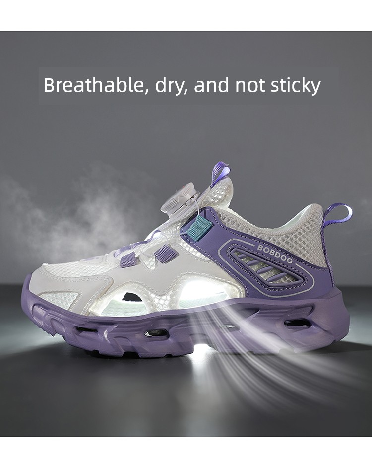 Babudou Kidsren's River-Tracing Shoes, Outdoor Sports Sandals, Girls' Summer New Style Water-Wading Slip-On Beach Shoes — 9