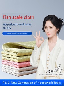 BAOJIAJIE Special Scale Cleaning Cloth for Non-Stick Oil Glass