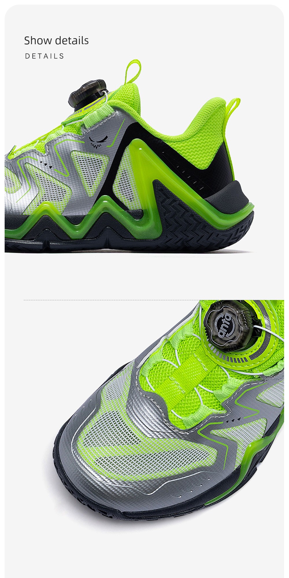 Anta Kids Reverse Scale | Basketball Shoes for Boys, New Professional Youth Model, Official Flagship Store Genuine Sports Shoes — 96