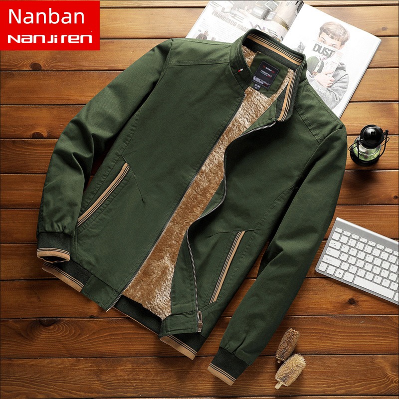 NGGGN Self-cultivation keep warm Autumn and winter man loose coat