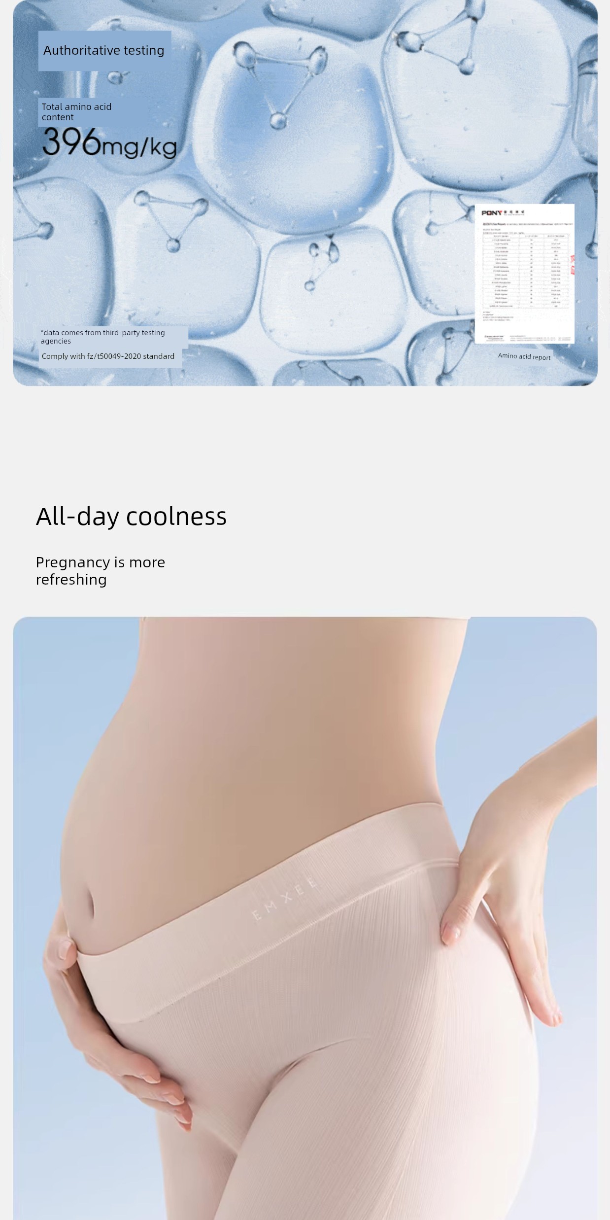 Manxi Maternity 2-in-1 Safety Shorts Anti-Exposure Underwear Low and High Waist Leggings Spring/Summer Thin Ice Silk Shorts — 5