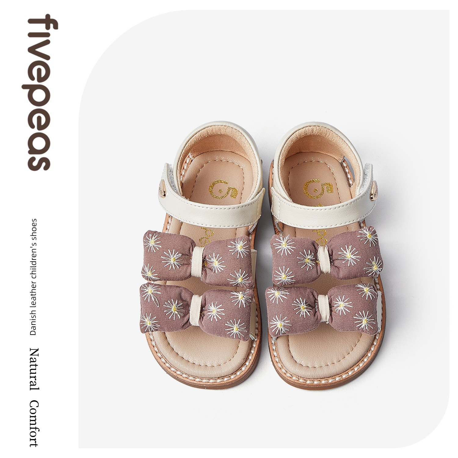【Sandal Collection with Minor Flaws】Five Beans Girls' Sandals for Toddlers and Young Children, Soft Sole Baby Sandals Clearance Sale — 3