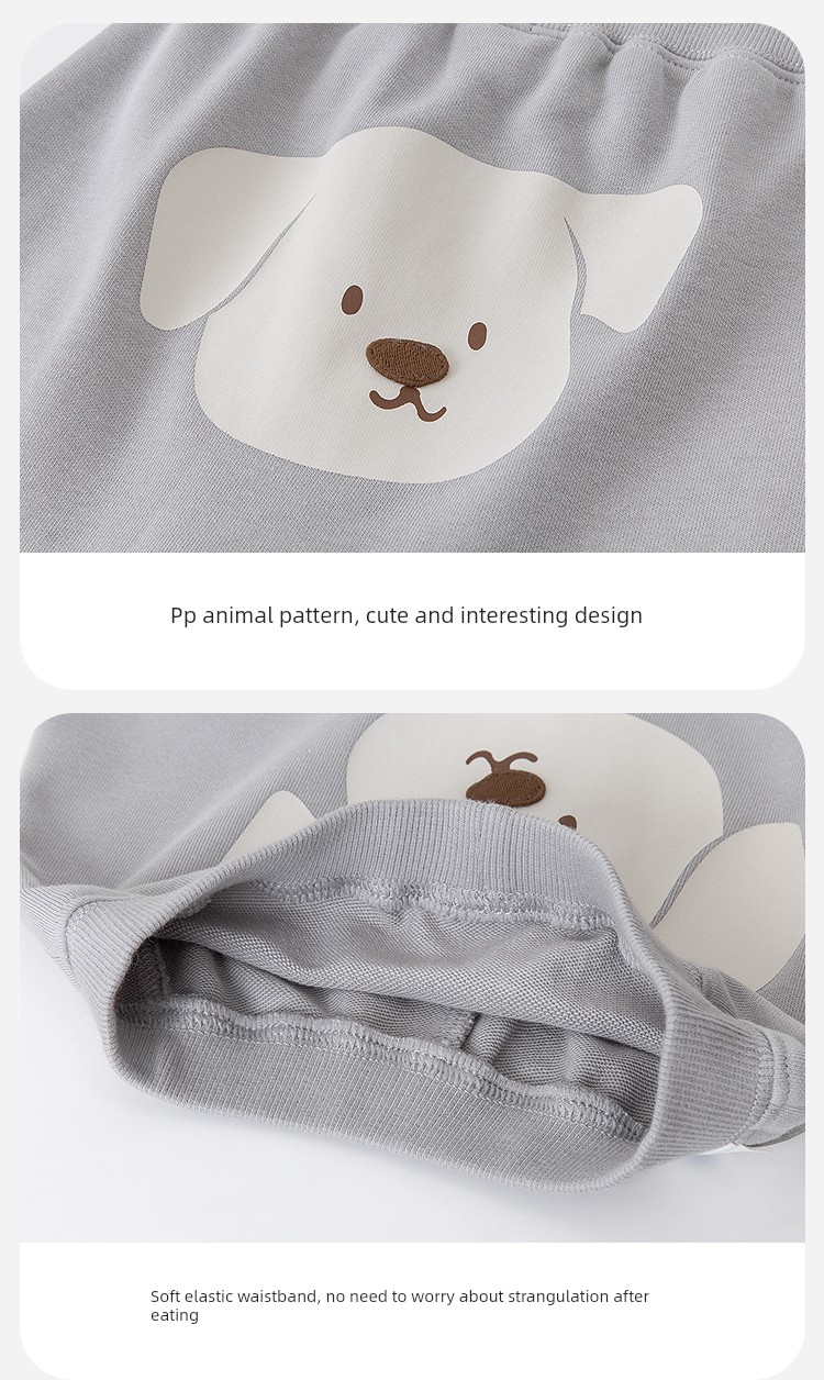 [Butt Pants] Mini Balabala Baby Pants for Boys and Girls 2026 Autumn/Winter Fleece-Lined Cute Infant Pp Pants — 14