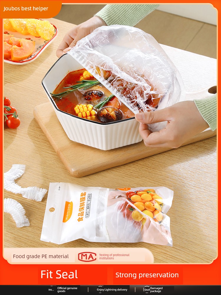 Jiabangshou Kitchen Special Plastic Wrap with Elastic Leftovers