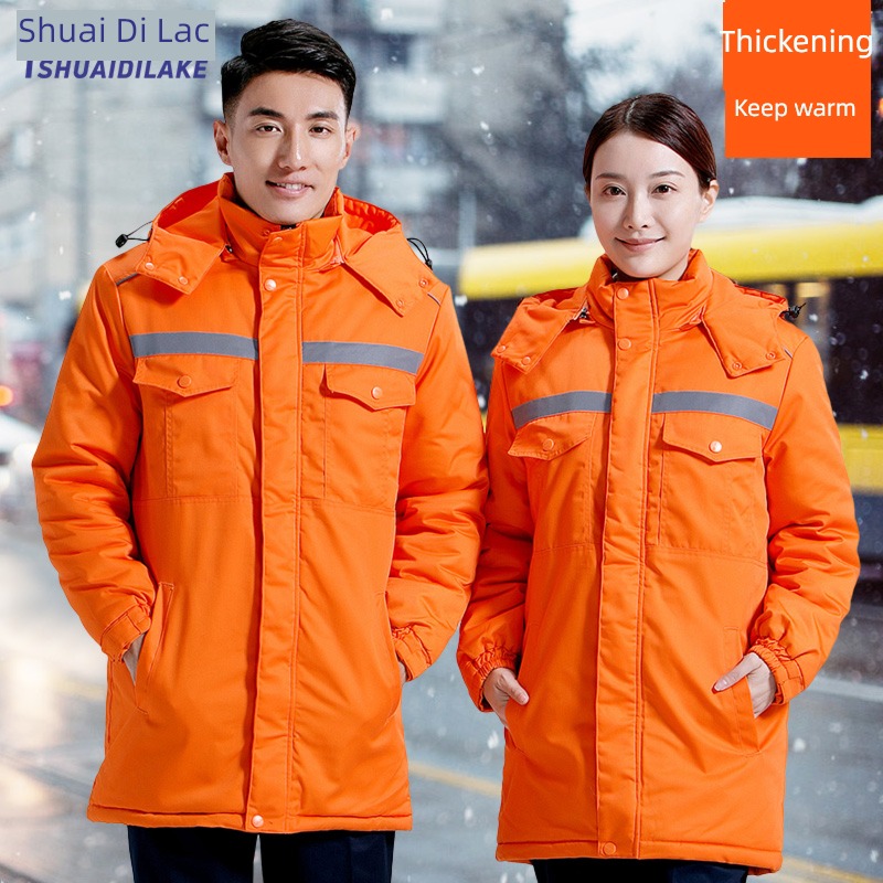 winter thickening wear-resisting Cold proof keep warm suit coverall
