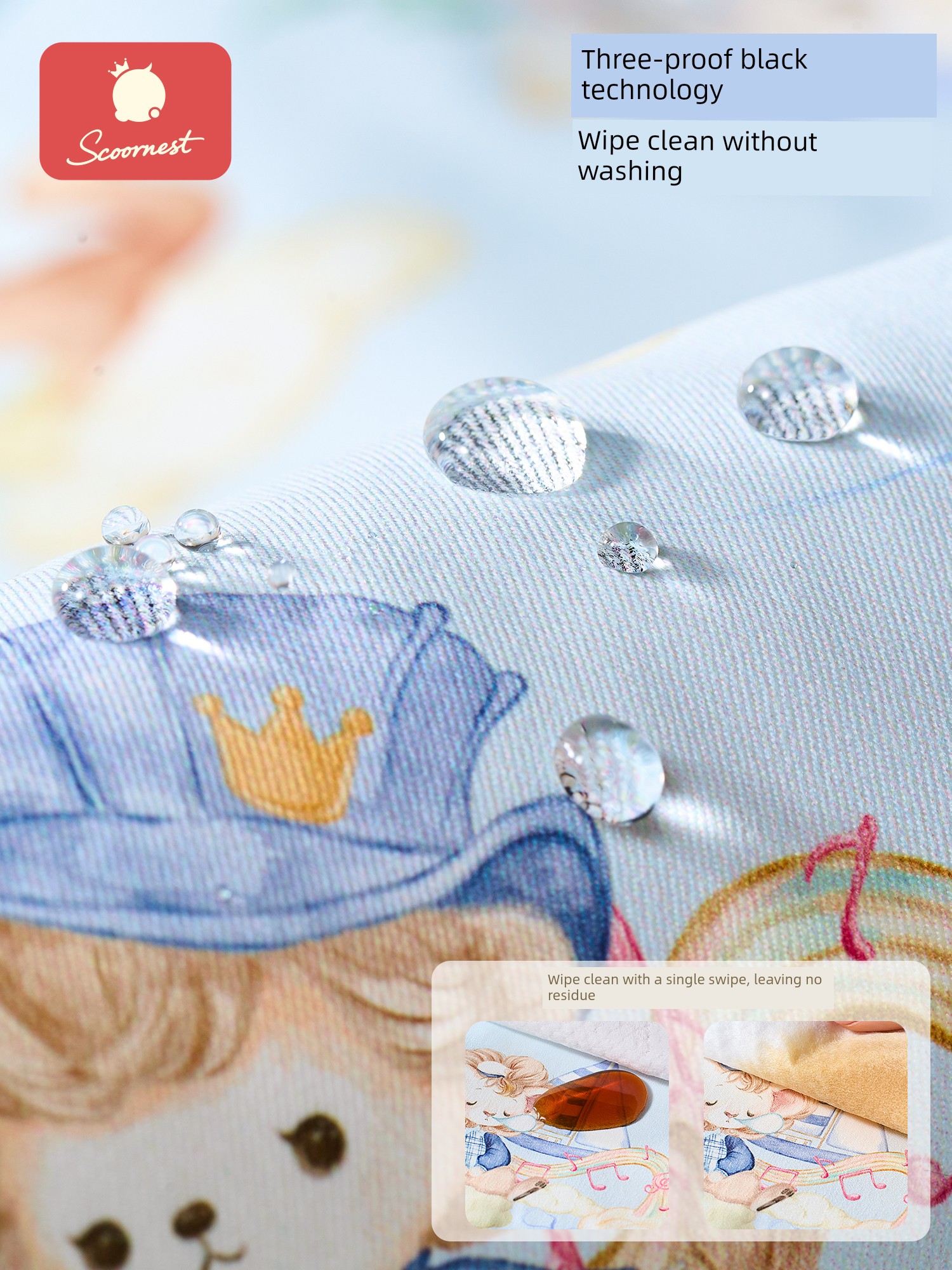 Baby Gown Eating Bib Child Drawing Apron over 3 Years Old Kindergarten Complementary Food Pinny Water and Dirt Resistant
