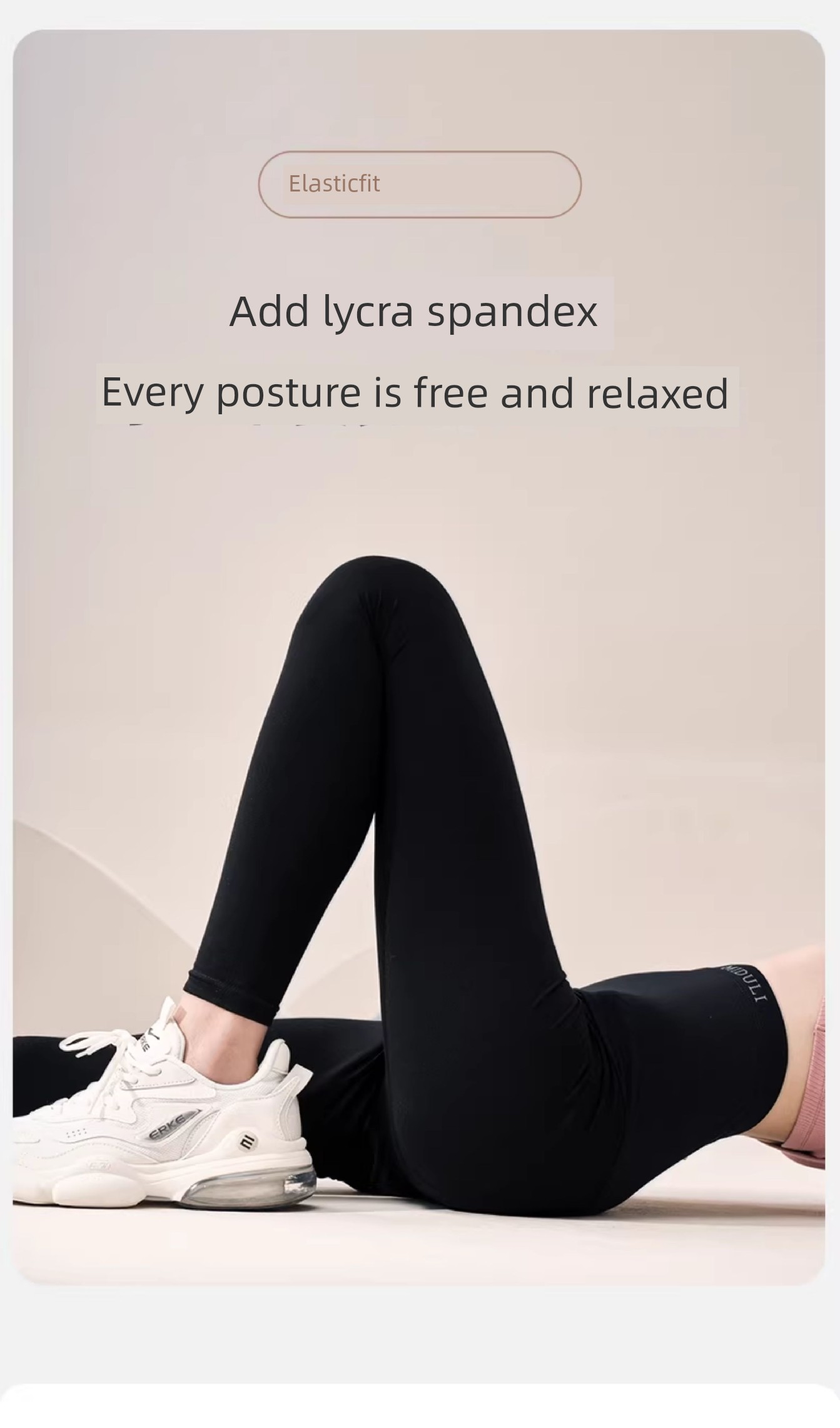Pure Cotton Yoga Fleece-lined plus Size Autumn Dress Maternity Leggings — 15