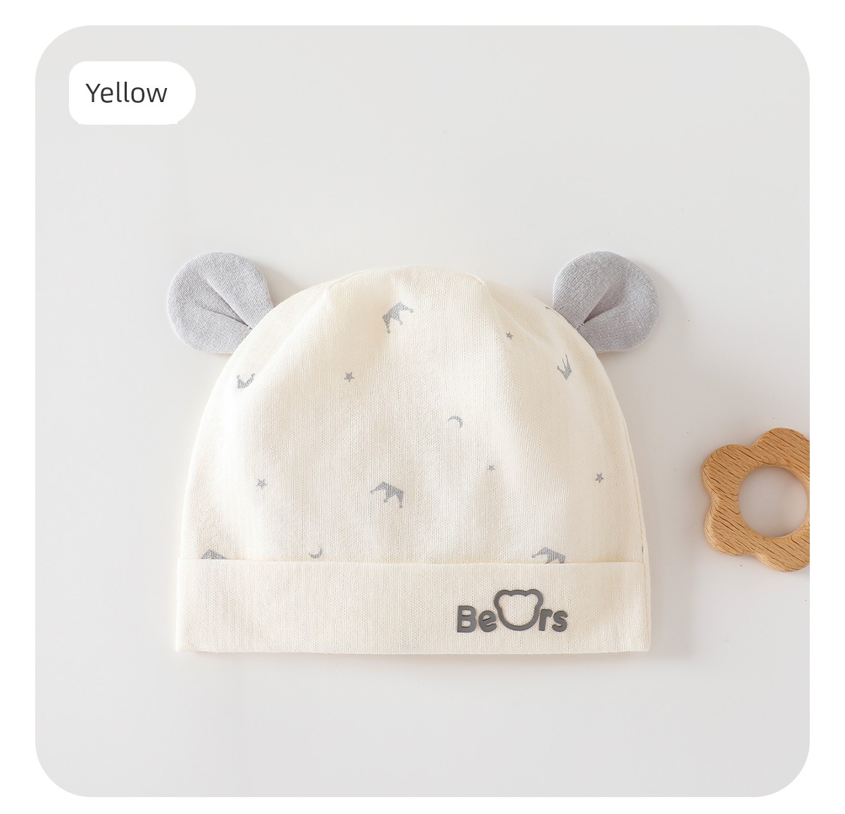 Jq Jingqi Baby Hat Summer 0-6 Months Newborn Thin Breathable Cap Newborn Baby Fontanelle Protection Cap — 15