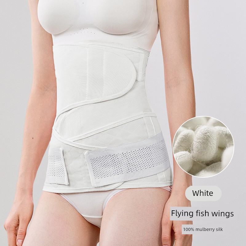 Manxi Abdominal Binder for Postpartum Body Shaping and Recovery, Waist Binder for Postpartum Women, Natural Birth and Caesarean Section Silk Binder — 2