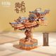 Flying Yun Feibo China Monolith and Tenon Building Blocks Toys Building Three-dimensional Puzzle Handmade Diy Wood Assembly Model Gift