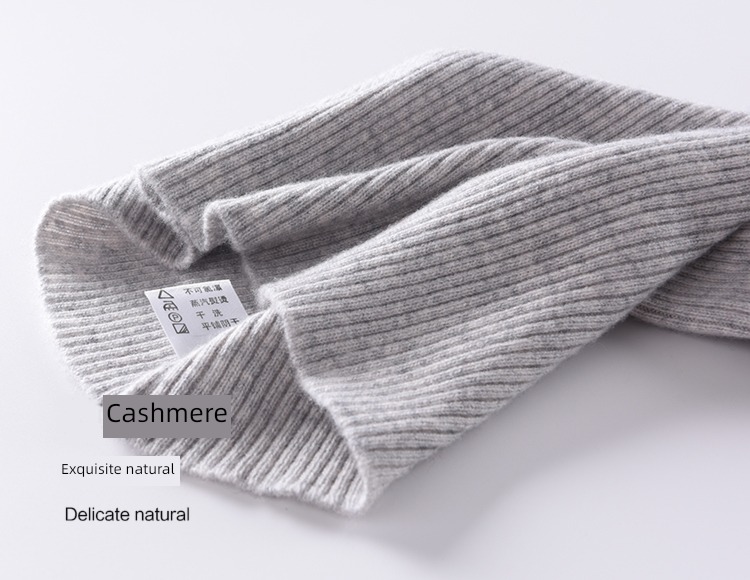 Pure cashmere winter thickening Versatile Cervical spine protection scarf