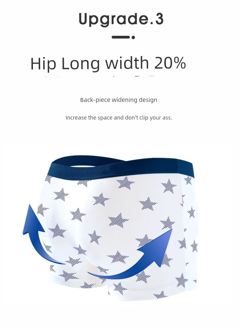 Pure Cotton Class A Boy Four Corners New Arrival Children's Underwear — 7