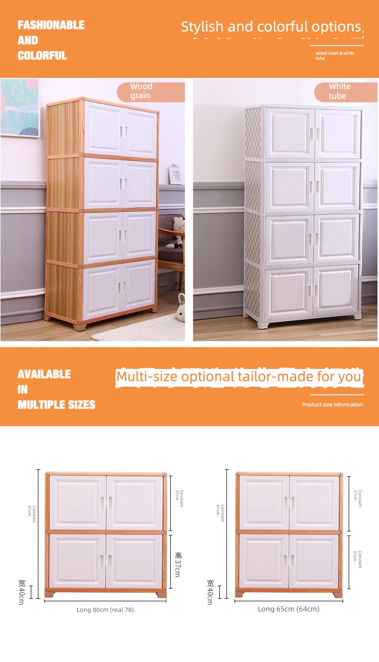 Simplicity modern thickening Plastic Chest of drawers Lockers