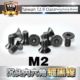 Level 12.9 high-strength Fangsheng countersunk hexagonal screw flat head bolt M2*4*5*6*8~25 electroplated black nickel