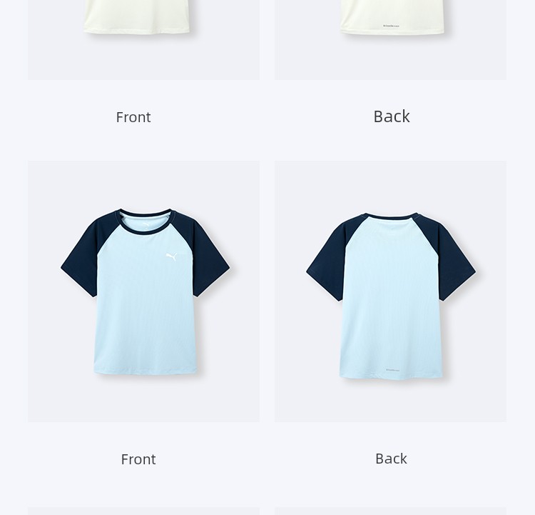 Puma Children's Clothing New Style Kidsren's Short-Sleeved T-Shirt Mesh Comfortable Breathable Quick-Drying Round Neck Sports T-Shirt — 32